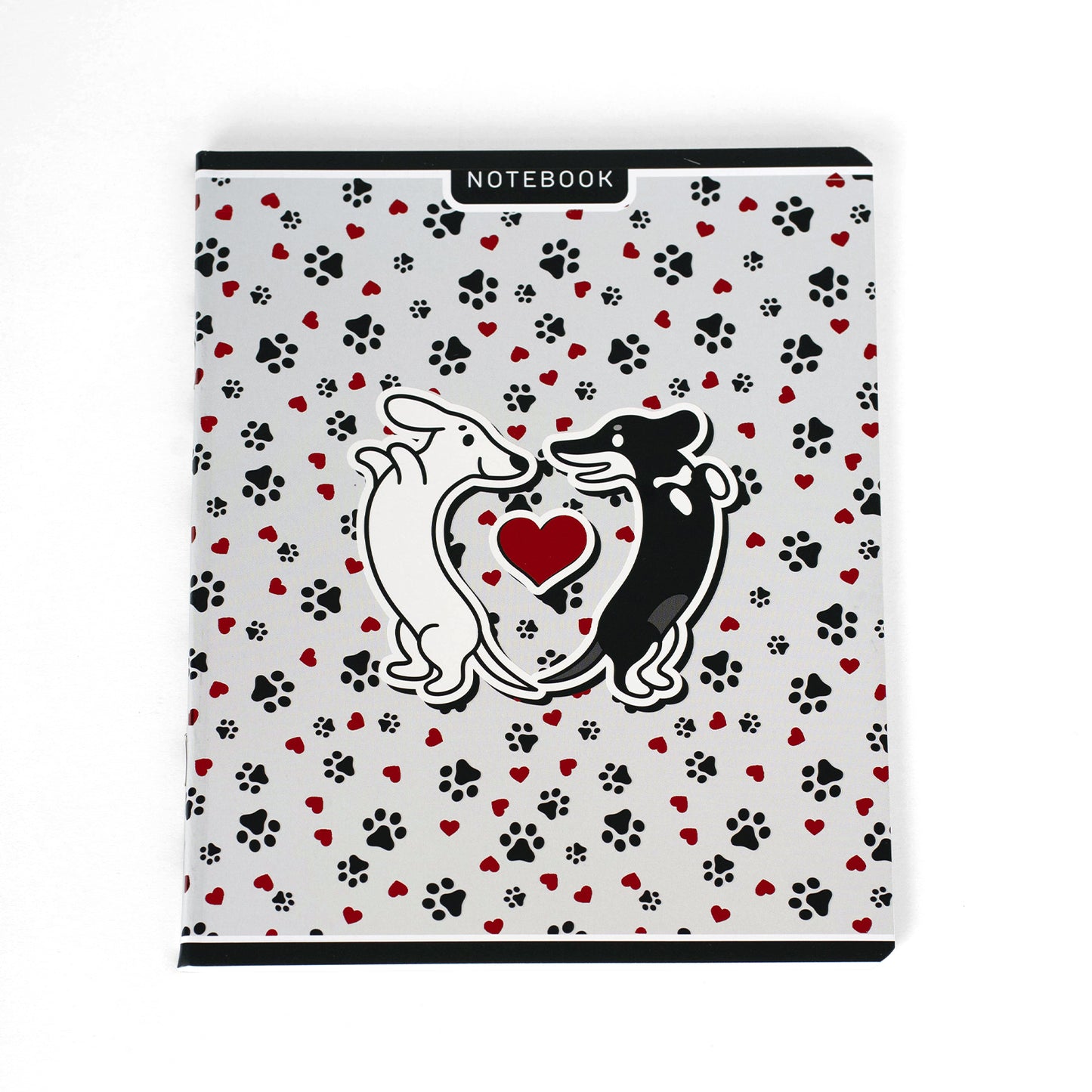 Schulhefte "Paws", 16х20cm , 48 Blätter, 5 Hefte Packung