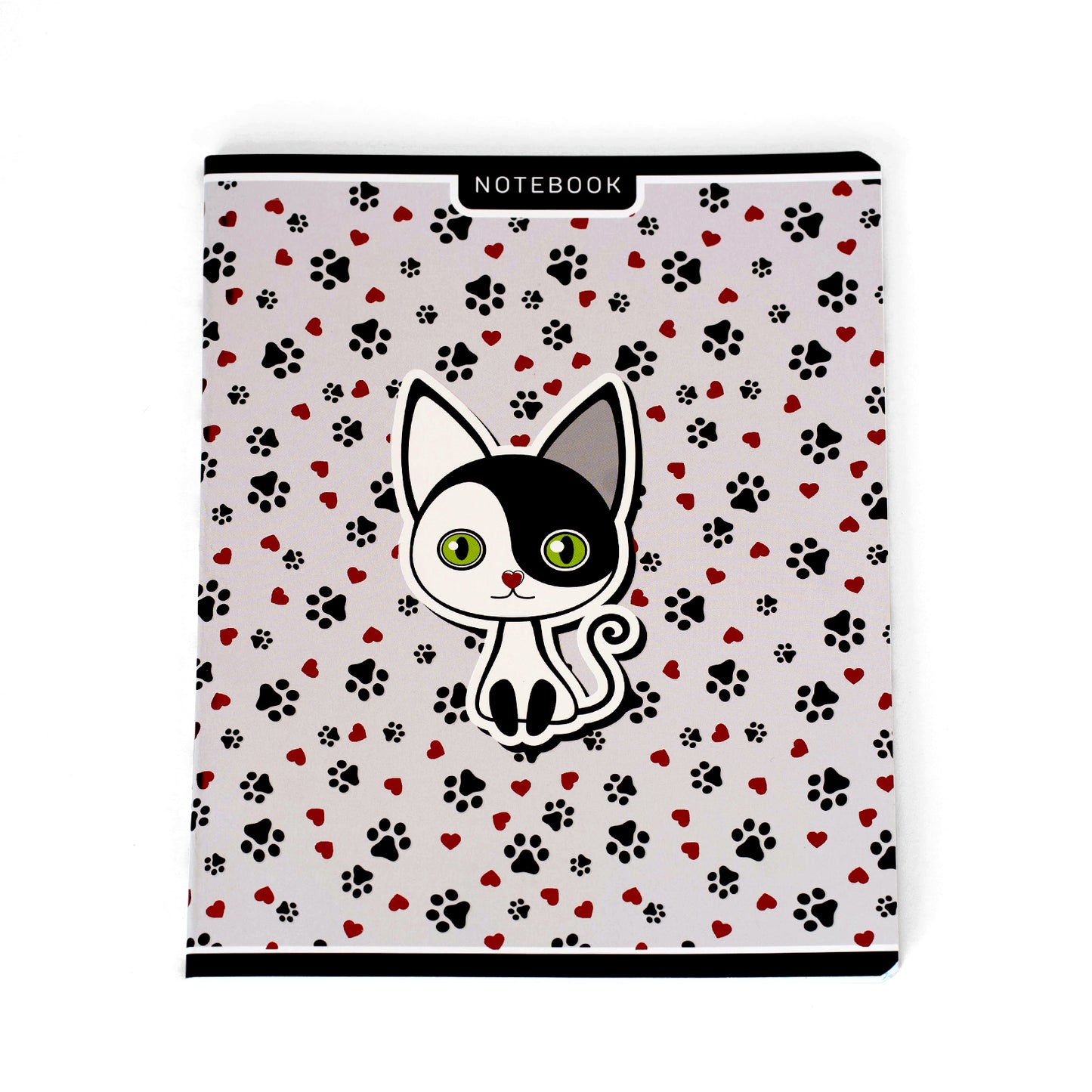 Schulhefte "Paws", 16х20cm , 48 Blätter, 5 Hefte Packung