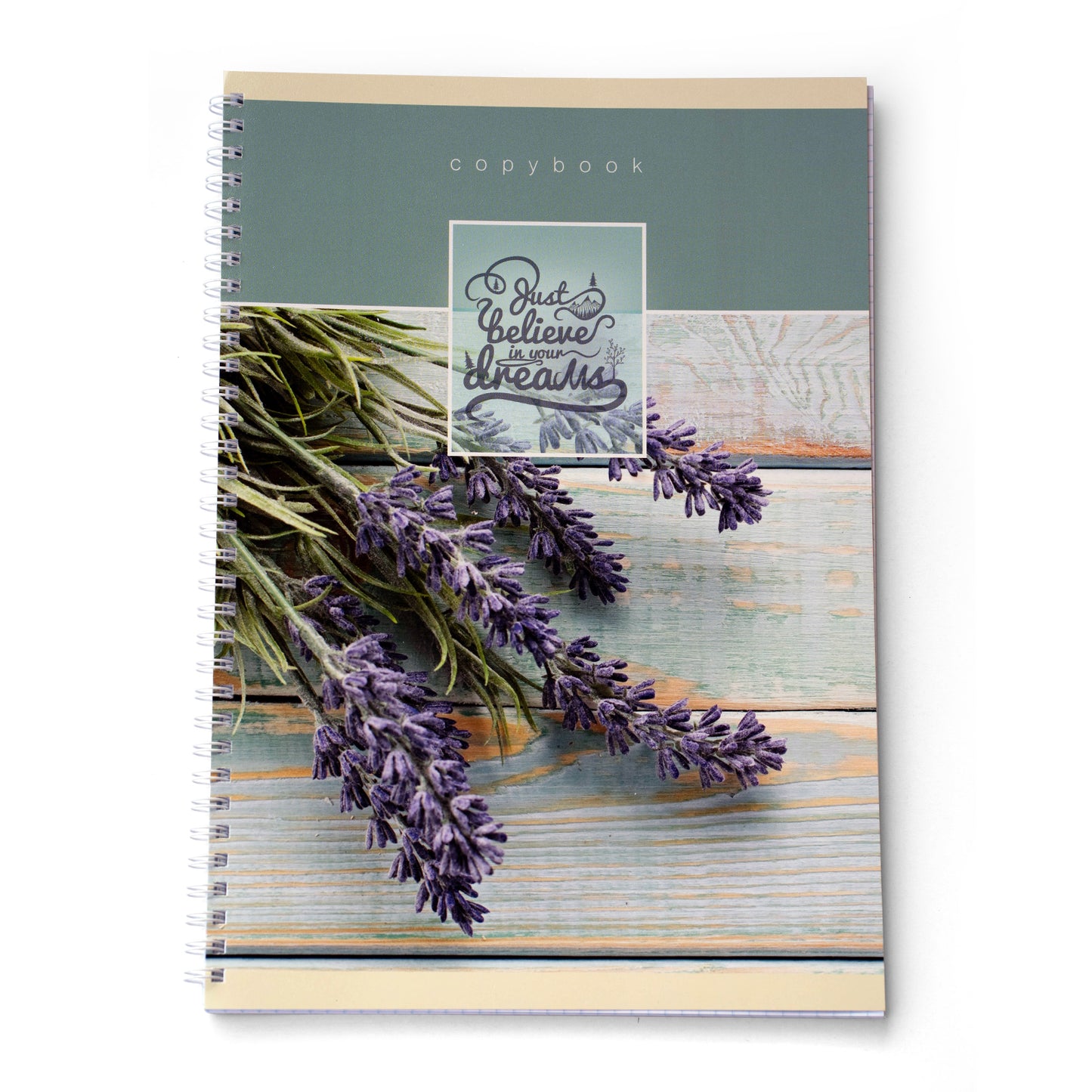 Schulhefte "Lavender", A4, 80 Blätter, Spiral Bindung