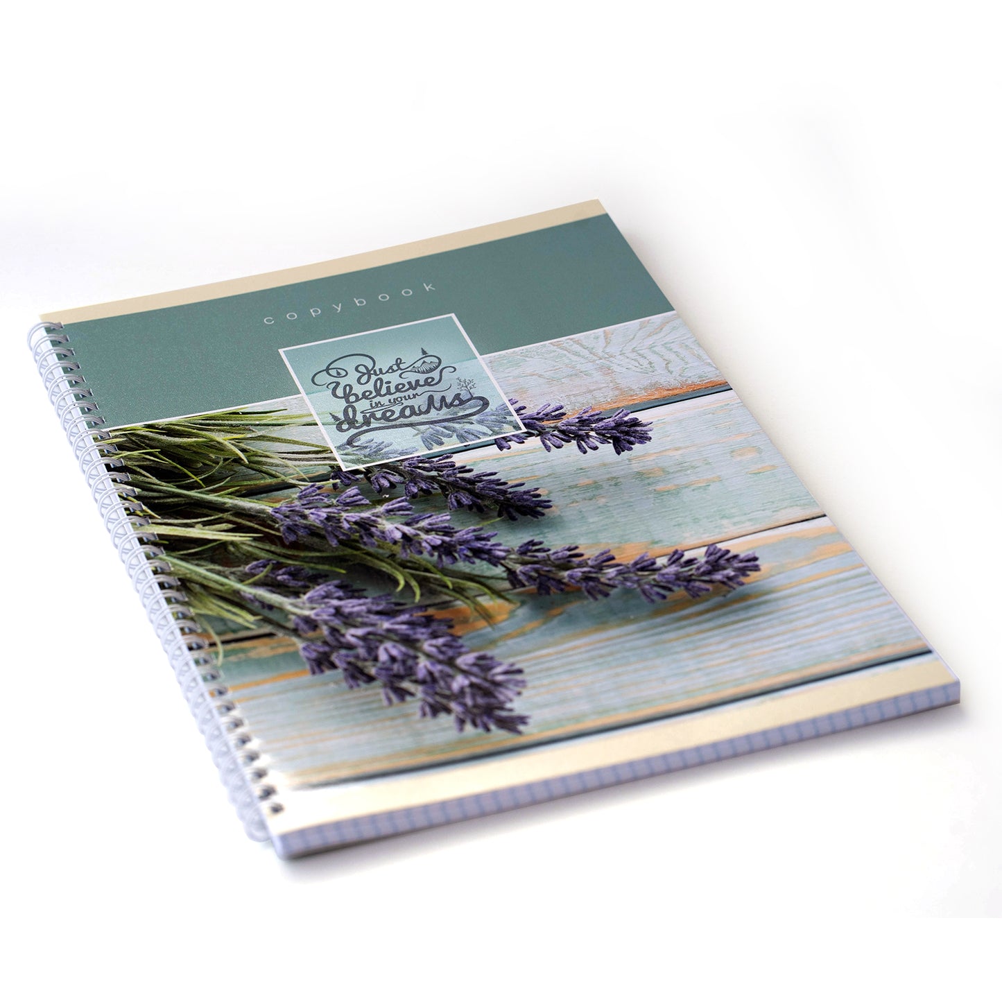Schulhefte "Lavender", A4, 80 Blätter, Spiral Bindung