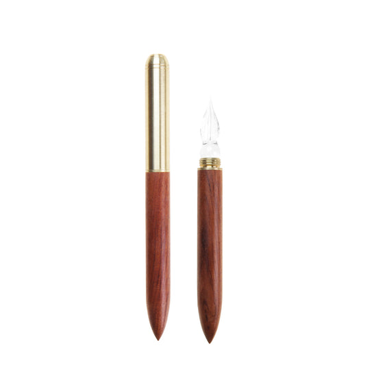 Seamiart Holzgriff Dip Pen, Transparent