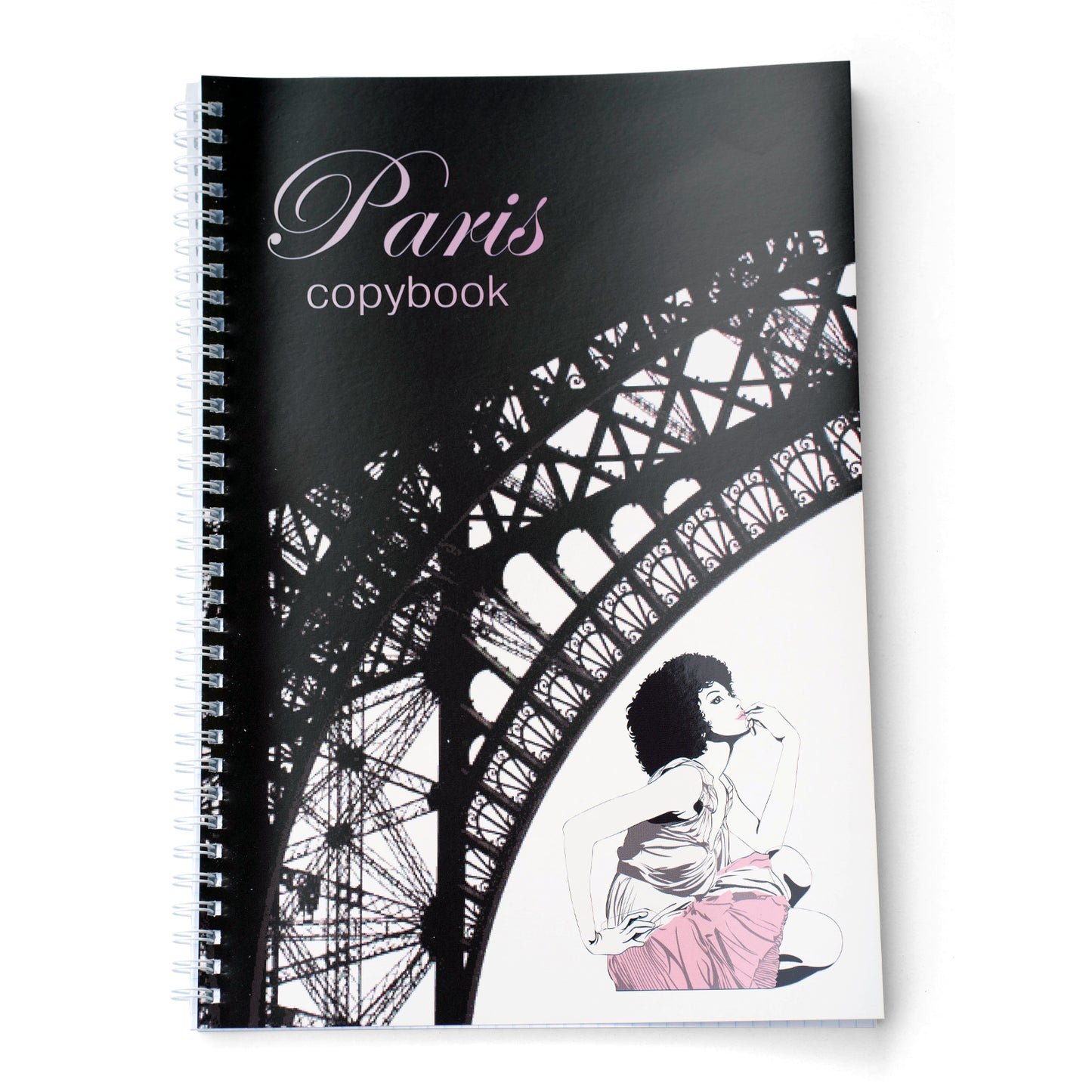 Schulhefte "Paris", A4, 80 Blätter, Spiral Bindung