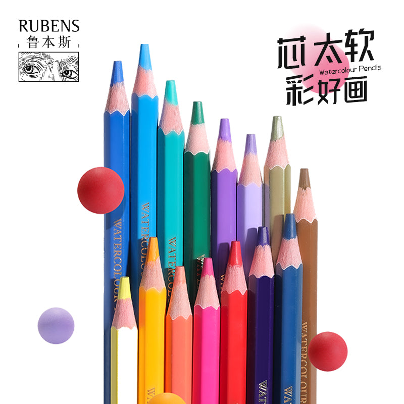NEU, Paul Rubens Extra feine Aquarellstifte 36 Farben Set, Metalletui
